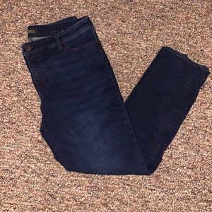 Talbots dark wash straight leg jeans